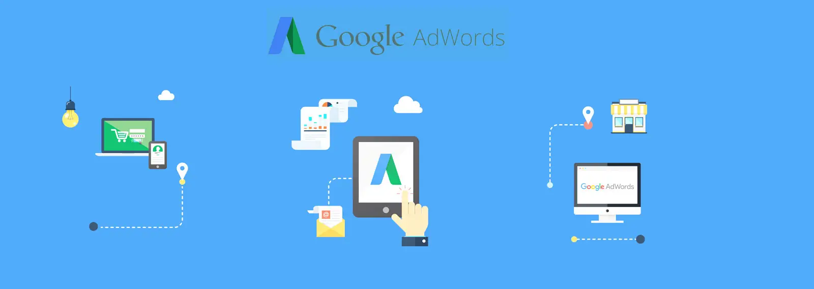 Google Ads on a laptop screen