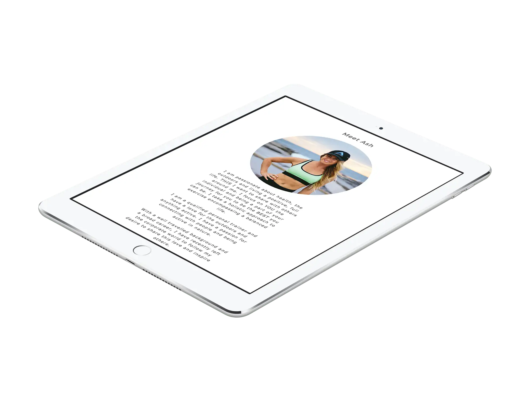 The Salt Ash Fitness website across desktop, tablet and phone