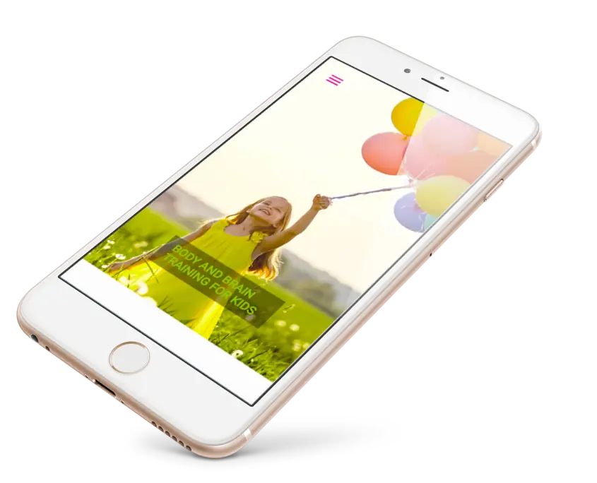 The Thrive website on a phone